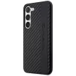 AMG Carbon Stripe&Embossed Samsung Galaxy S23 AMHCS23SBLSCA, hátlap, tok, fekete