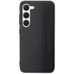 AMG Carbon Stripe&Embossed Samsung Galaxy S23 AMHCS23SBLSCA, hátlap, tok, fekete