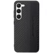 AMG Carbon Stripe&Embossed Samsung Galaxy S23 Plus AMHCS23MBLSCA, hátlap, tok, fekete