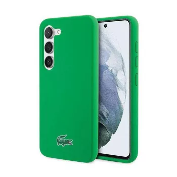   Lacoste LCHCS23SSLON Samsung Galaxy S23 hátlap, tok Silicone, zöld