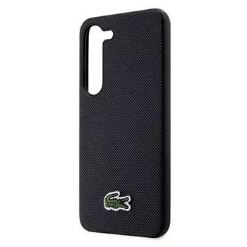   Lacoste LCHCS23SPVCK Samsung Galaxy S23, hátlap, tok Iconic Petit Pique, fekete