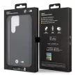 BMW BMHCS23L22PTDK S23 Ultra, Leather Hot Stamp Tricolor hátlap, tok, fekete