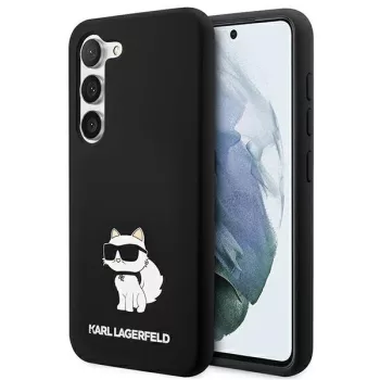   Karl Lagerfeld case Samsung Galaxy S23 Plus KLHCS23MSNCHBCK hardcase Silicone Choupette tok, fekete