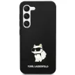 Karl Lagerfeld case Samsung Galaxy S23 Plus KLHCS23MSNCHBCK hardcase Silicone Choupette tok, fekete