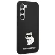 Karl Lagerfeld case Samsung Galaxy S23 Plus KLHCS23MSNCHBCK hardcase Silicone Choupette tok, fekete