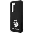 Karl Lagerfeld case Samsung Galaxy S23 Plus KLHCS23MSNCHBCK hardcase Silicone Choupette tok, fekete