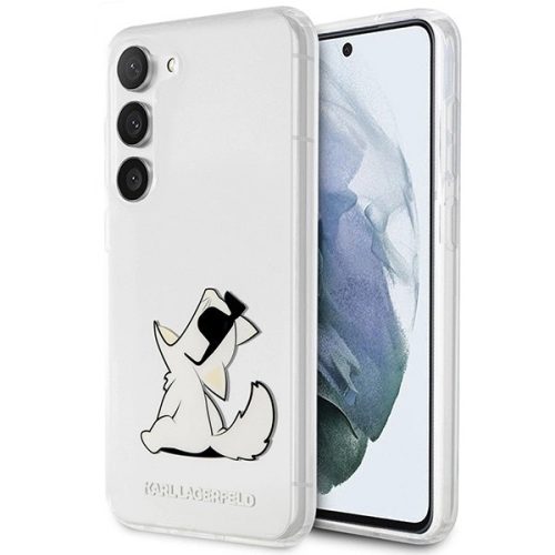 Karl Lagerfeld Samsung Galaxy Samsung Galaxy S23 Plus KLHCS23MCFNRC Choupette Fun tok, átlátszó