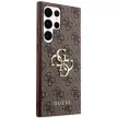 Guess GUHCS23L4GMGBR 4G Big Metal Logo Samsung Galaxy S23 Ultra hátlap, tok, barna