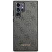 Guess GUHCS23LG4GFGR Samsung Galaxy S23 Ultra hátlap, tok 4G Metal Gold Logo, szürke