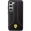 Ferrari FEHCS23SPCSK Perforated 296 P Samsung Galaxy S23, hátlap, tok, fekete