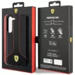 Ferrari FEHCS23SPCSK Perforated 296 P Samsung Galaxy S23, hátlap, tok, fekete