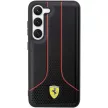 Ferrari FEHCS23MPCSK Perforated 296 P Samsung Galaxy S23 Plus, hátlap, tok, fekete