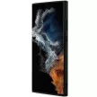 Ferrari FEHCS23LPBAK Hot Stamp Lines Samsung Galaxy S23 Ultra, hátlap, tok, fekete