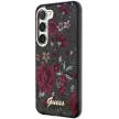 Guess GUHCS23MHCFWSA Samsung Galaxy S23 Plus hátlap, tok Flower Collection, zöld