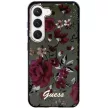 Guess GUHCS23MHCFWSA Samsung Galaxy S23 Plus hátlap, tok Flower Collection, zöld