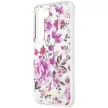 Guess GUHCS23SHCFWST Samsung Galaxy S23 hátlap, tok Flower Collection, fehér