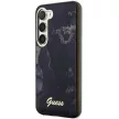 Guess GUHCS23SHTMRSK Samsung Galaxy S23 hátlap, tok Golden Marble Collection, fekete