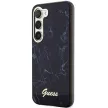 Guess GUHCS23SPCUMAK Samsung Galaxy S23 hátlap, tok Marble, fekete
