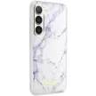 Guess GUHCS23MPCUMAH Samsung Galaxy S23 Plus hátlap, tok Marble, fehér