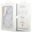 Guess GUHCS23MPCUMAH Samsung Galaxy S23 Plus hátlap, tok Marble, fehér