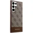Guess GUHCS23LG4GLBR Samsung Galaxy S23 Ultra hátlap, tok 4G Stripe Collection, barna