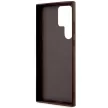 Guess GUHCS23LG4GLBR Samsung Galaxy S23 Ultra hátlap, tok 4G Stripe Collection, barna