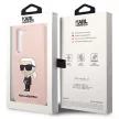 Karl Lagerfeld Silicone Ikonik Samsung Galaxy S23 Plus KLHCS23MSNIKBCP, hátlap, tok, rózsaszín