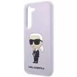Karl Lagerfeld Silicone Ikonik Samsung Galaxy S23 Plus KLHCS23MSNIKBCU, hátlap, tok, lila