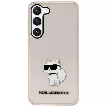   Karl Lagerfeld Samsung Galaxy Samsung Galaxy S23 KLHCS23SHNCHTCP Ikonik Choupette tok, rózsaszín
