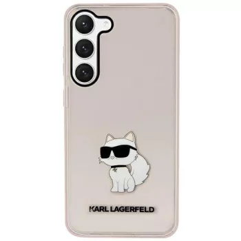   Karl Lagerfeld Samsung Galaxy Samsung Galaxy S23 Plus KLHCS23MHNCHTCP Ikonik Choupette tok, rózsaszín