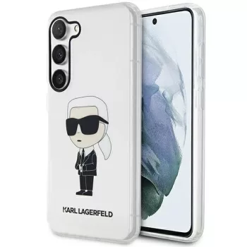   Karl Lagerfeld Samsung Galaxy Samsung Galaxy S23 Plus KLHCS23MHNIKTCT Ikonik Karl Lagerfeld tok, átlátszó