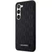 Karl Lagerfeld KLHCS23SSAKLHPK Saffiano Mono Metal Logo Samsung Galaxy S23 hátlap, tok, fekete