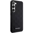 Karl Lagerfeld KLHCS23SSAKLHPK Saffiano Mono Metal Logo Samsung Galaxy S23 hátlap, tok, fekete