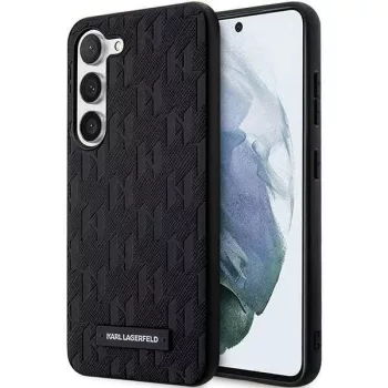   Karl Lagerfeld Samsung Galaxy Samsung Galaxy S23 Plus KLHCS23MSAKLHPK, Saffiano Mono Logoplate tok, fekete