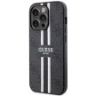 GUESS GUHMP14XP4RPSK iPhone 14 PRO MAX (MagSafe 4G Printed Stripes / tok, fekete)