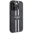 GUESS GUHMP14XP4RPSK iPhone 14 PRO MAX (MagSafe 4G Printed Stripes / tok, fekete)