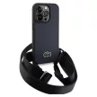 Lacoste LCHCP14LSPVCV iPhone 14 Pro 6.1" Iconic Petit Pique Crossbody tok, sötétkék