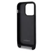Lacoste LCHCP14LSPVCV iPhone 14 Pro 6.1" Iconic Petit Pique Crossbody tok, sötétkék