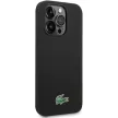Lacoste LCHMP15XSLOK iPhone 15 Pro Max 6.7" Silicone MagSafe tok, fekete