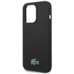 Lacoste LCHMP15XSLOK iPhone 15 Pro Max 6.7" Silicone MagSafe tok, fekete