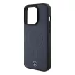 Mercedes MEHMP15L23RCMV iPhone 15 Pro 6.1" tok, sötétkék hardcase Smooth Leather MagSafe