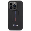 BMW BMHCP15L22GSLK iPhone 15 Pro 6.1" Grip Hot Stamp tok, fekete