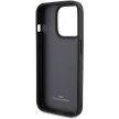 BMW BMHCP15X22RQDK iPhone 15 Pro Max 6.7" Leather Quilted tok, fekete