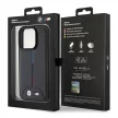BMW BMHCP15L22PVTK iPhone 15 Pro 6.1" hardcase Quilted Tricolor tok, fekete