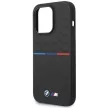 BMW BMHCP15L22SMPK iPhone 15 Pro 6.1" Silicone Pattern tok, fekete