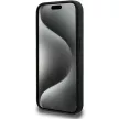 BMW BMHMP15L22SMPK iPhone 15 Pro 6.1" M Silicone Pattern MagSafetok, fekete