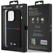 BMW BMHMP15L22SMPK iPhone 15 Pro 6.1" M Silicone Pattern MagSafetok, fekete