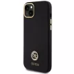 Guess GUHCP15M4DGPK iPhone 15 Plus / 14 Plus 6.7" Silicone Logo Strass 4G tok, fekete