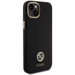 Guess GUHCP15M4DGPK iPhone 15 Plus / 14 Plus 6.7" Silicone Logo Strass 4G tok, fekete