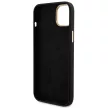 Guess GUHCP15M4DGPK iPhone 15 Plus / 14 Plus 6.7" Silicone Logo Strass 4G tok, fekete